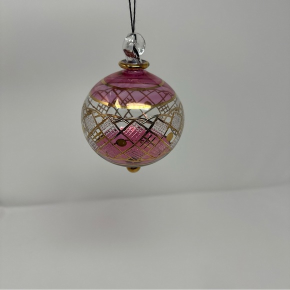 EGYPTIAN HANDCRAFTED‎ HAND-BLOWN HAND PAINTED GLASS ORNAMENT MINT CONDITION - Picture 1 of 9